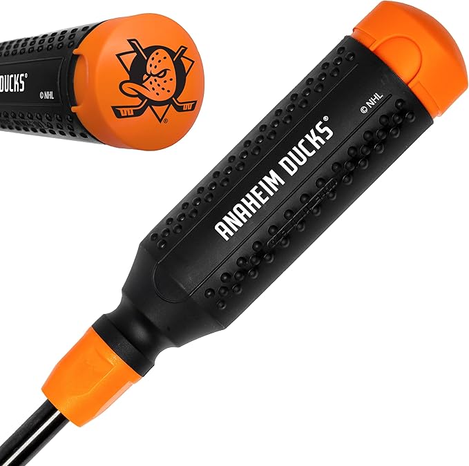 MEGAPRO짰 NHL짰 Team Edition Multi-bit Screwdriver | Officially Licensed NHL짰 Gear | Durable, Ergonomic, Pro-Grade Screwdriver (Anaheim Ducks짰)