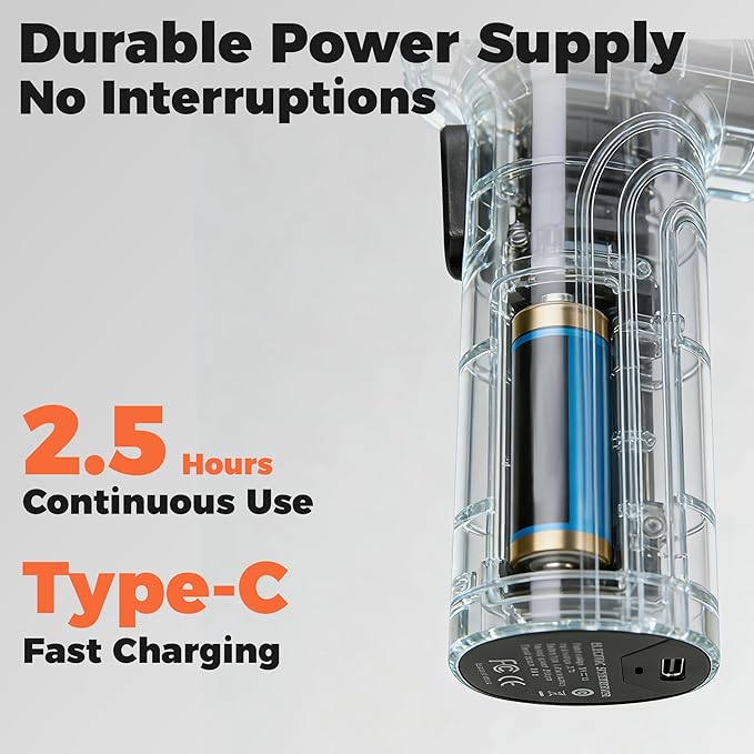 Cordless Electric Screwdriver Set with 32 Bits, Digital Screen, LED Light, 7 Torque Settings, 2500mAh Rechargeable Battery, 1/4'' Hex, Mini Electric Tool Kit for Home, Furniture, Electronic Repair