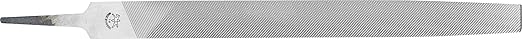 Pferd - 11014 PFERD Flat Hand File, American Pattern, Double Cut, Rectangular, Medium, 12" Length, 1-5/32" Width, 9/32" Thickness