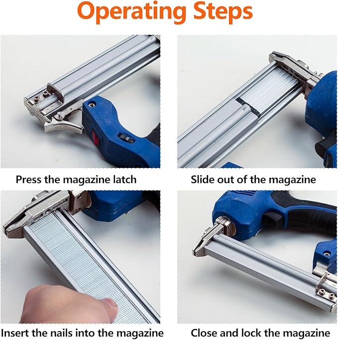 18 Gauge Galvanized Brad Nails, Brown T-head 5/8 Inch 2000-Pack, Small Finishing Nail Gun Nails for Pneumatic, Electric 18GA Brad Nailer Gun