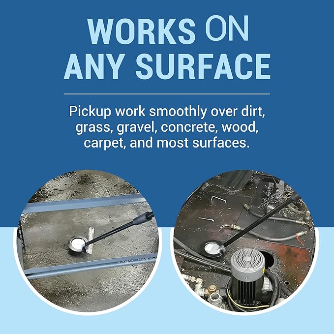 Quick Release Magnetic Pick Up Disk 3 3/8 Inch, Proudly Made-in-The-USA, with Quick Hand Release Magnet Cap. Nook & Cranny Edition of Our Nail Magnet Pickers. Handle Sold Seperately!