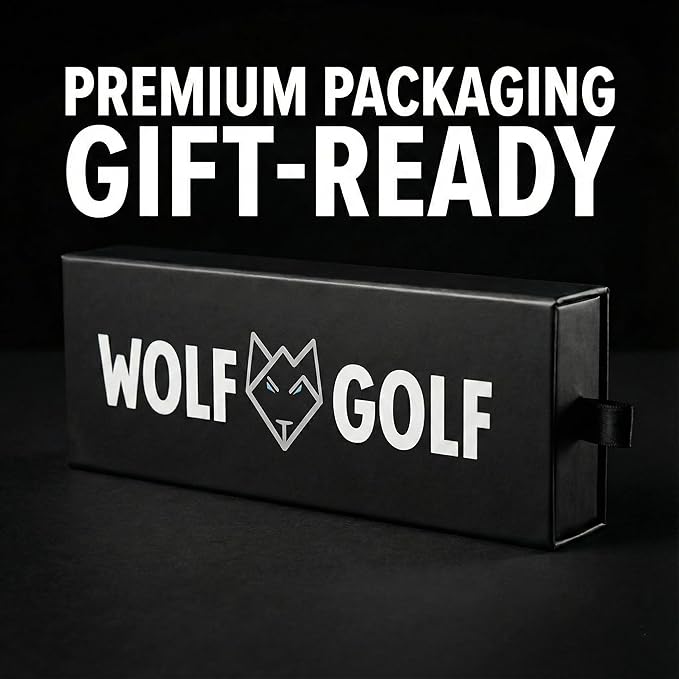 Wolf Golf Towels Custom Divot Repair Tool | 6-in-1 Premium Divot Tool with Ball Marker | Golf Gifts for Men & Women | Golf Accessories for Men & Women
