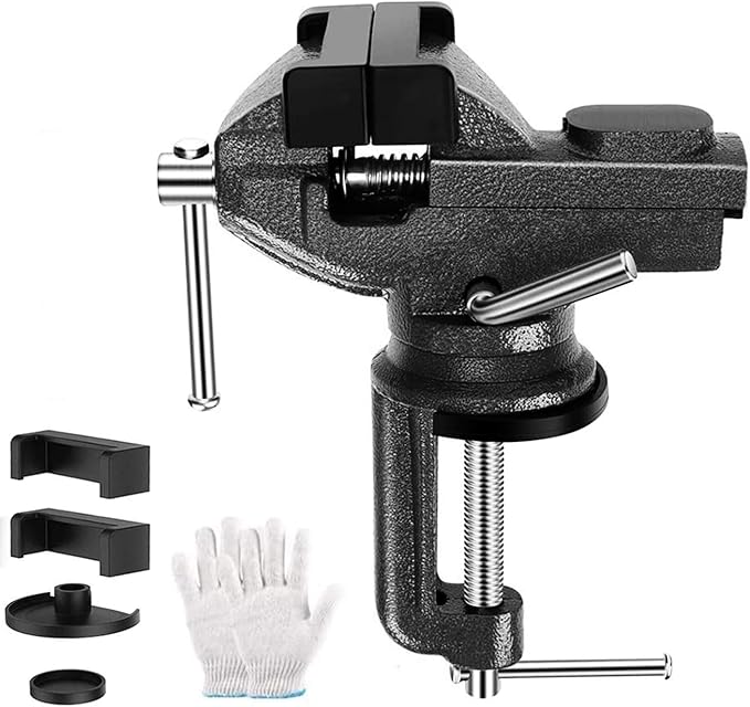 MYTEC Home Vise Clamp-On Vise, 3.0" black
