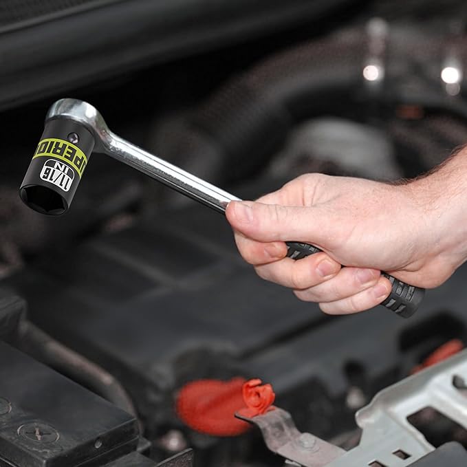 14 Piece 1/2" Drive Impact Socket Set, 3/8??to 1-1/4??Shallow Socket, SAE, 6 Point, CR-V, Automotive Maintenance, Machinery Manufacturing