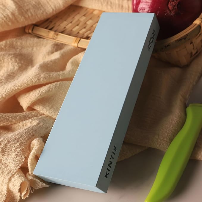 Whetstone Knife Sharpening Stone #5000 Extra Fine Grit Cuts fast Splash and go No need to soak,Polishing Stone Ultra Fine Whetstone