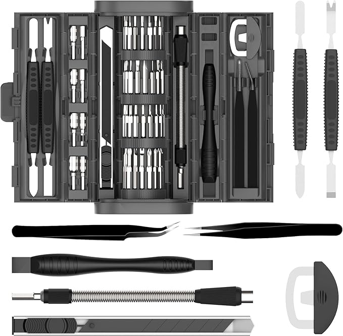 UF-TOOLS 83 in 1 Electronics Precision Screwdriver Set, Professional Magnetic Repair Tool Kit with 71 Bits for Computer, PC, Phone, Laptop,Drones, Watch, Xbox, PS5
