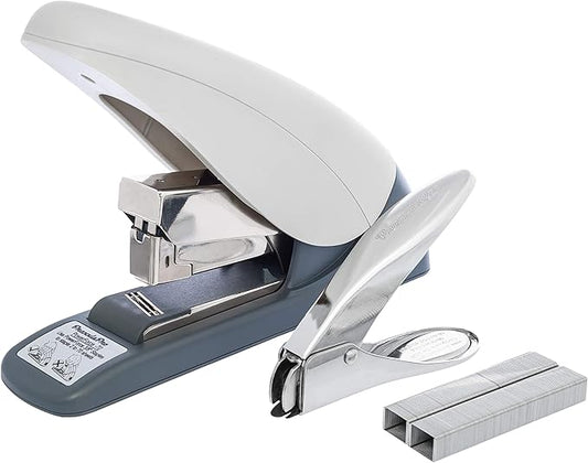 PowerForce 70 Heavy Duty Flat Clinch Office Stapler, 2 to 70 Sheets Using one Size 3/8" Leg-Length Staple, includes 400 Staples and a Staple Remover