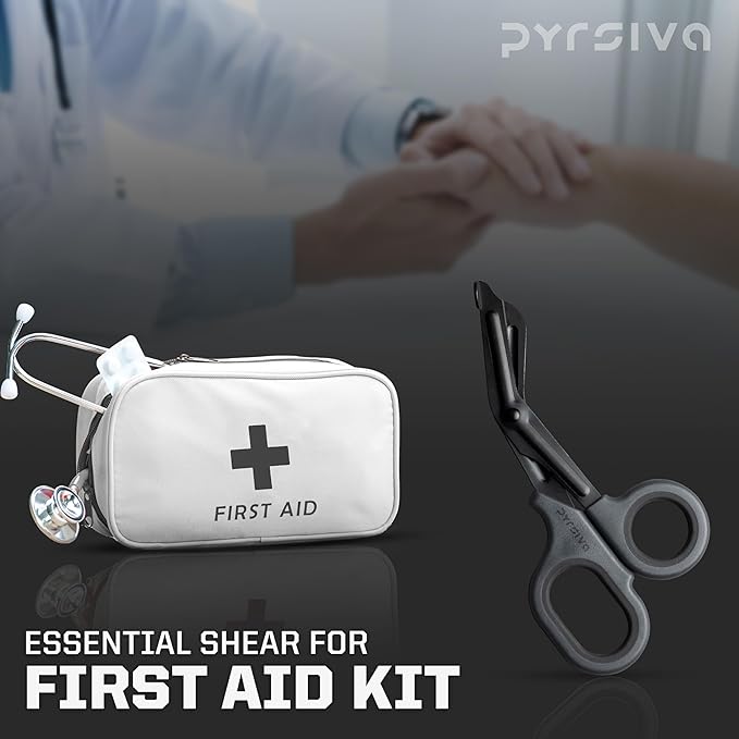Trauma Shears ??7.5" Fluoride-Coated Stainless Steel Bandage Scissors for Nurses, EMTs & Doctors | Professional Medical Shears for First Responders & Wound Care