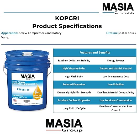 38459582 Ultra Coolant Lubricant Compatible with Ingersoll Rand - 5 Gallon Pail