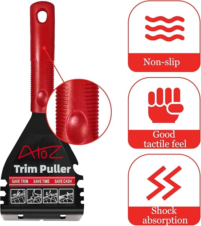 Trim Removal Tool for Baseboard Trim Puller Tool Pry Bar for Commercial Work,Molding, Siding, Flooring Removal