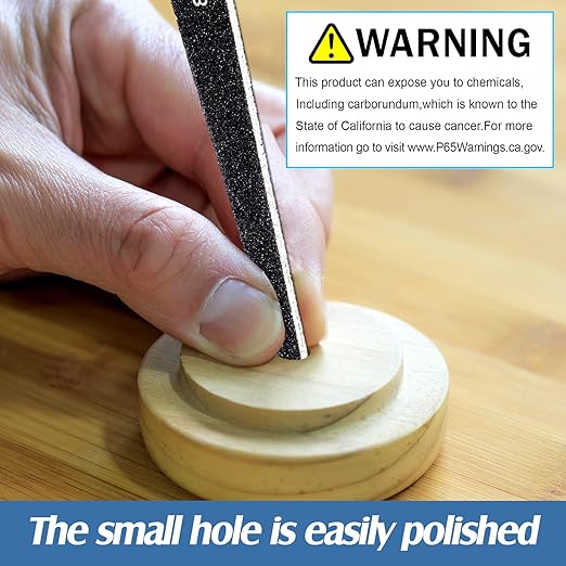 Honoson 70 Pcs Sanding Sticks Polishing Sticks Fine Sanding Twig Coded Abrasive Sand Twig for Plastic Model Assorted Metal and Wood Sand Tool Accessory for Craft(Low Grits Rating,Water Drop)
