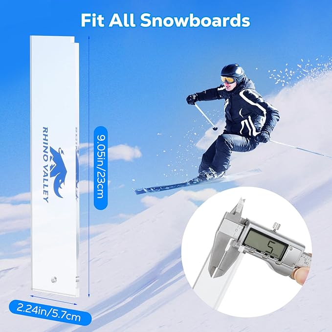 Ski Snowboard Tuning and Waxing Kit, 13/15 PCS Ski Wax Kit with 120V Waxing Iron, Snowboard Repair Kit Tuning Equipment with Universal Wax, Scraper, Ptex, Brush, Heavy Duty Carry Case