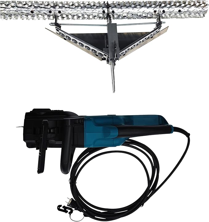 27.5" Foam Planer Insulation Trimming Equipment 70cm Open Hole Polyurethane Foam Polishing Knife Planer 1800W 14.5m/s 110V