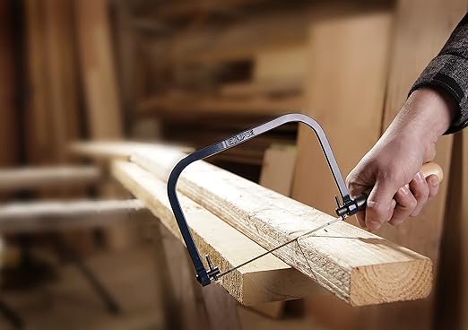 Eclipse 70-CP1R Wood Handle and Steel Frame Coping Saw, 1" Thickness, 12-3/8" Length x 5-1/8" Width