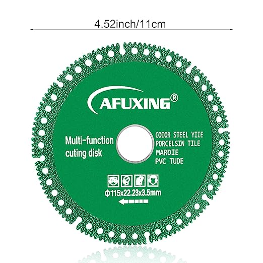 Indestructible Disc for Grinder 4 1/2 Inch, 12PACK Indestructible Disc 2.0 for Angle Grinder 7/8'', Durable Rock Slab Grinding Disc for Smooth Cutting Chamfering Grinding Materials
