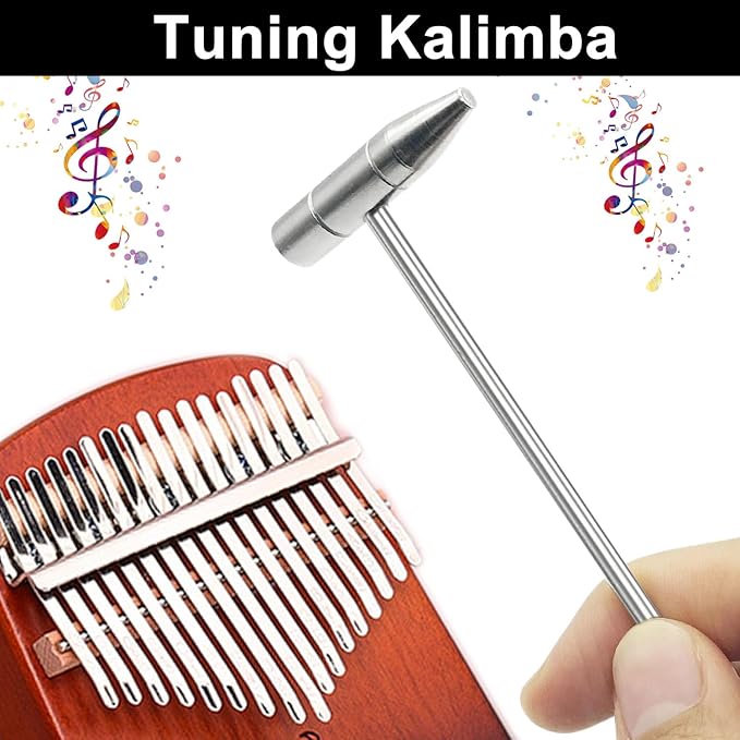 Small Hammer for Tuning Kalimba Thumb Piano, Craft hammer Mallet for Small Projects, Jewelry, Watch Band, Handcraft, 2 Pcs