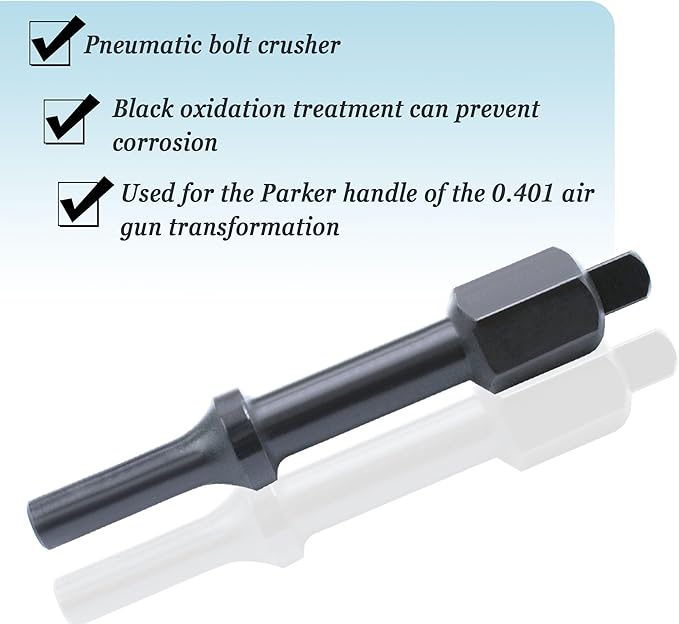 32029 Air Hammer Socket Adapter,37315 3/8" & 37316 1/2" Shake 'n Break Pneumatic Hammer Bolt Breaker Air Hammer Attachment 2pcs