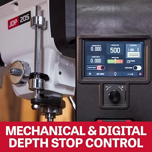 JET 20-Inch Smart Drill Press, Variable Speed, 1.5 HP, 115/230V 1Ph (JDP-20S)