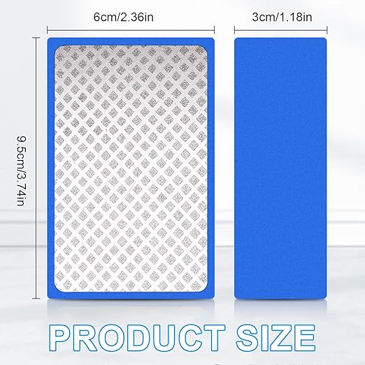 6Pcs Diamond Sanding Pads Diamond Hand Polishing Pads, Tile Sanding Block with High-Density Sponge for Ceramic Tile Glass Stone Marble Granite Metal Grinding