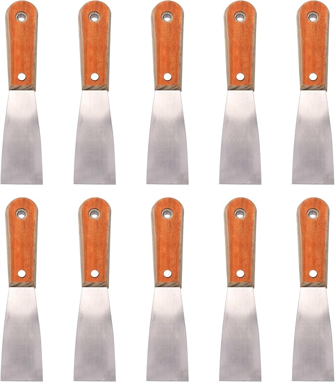 10PCS 4inch Drywall Taping Tools Set Puttyknife Flexible Scraper (1.5inch)