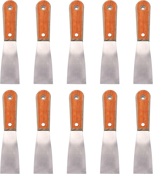 10PCS 4inch Drywall Taping Tools Set Puttyknife Flexible Scraper (1.5inch)
