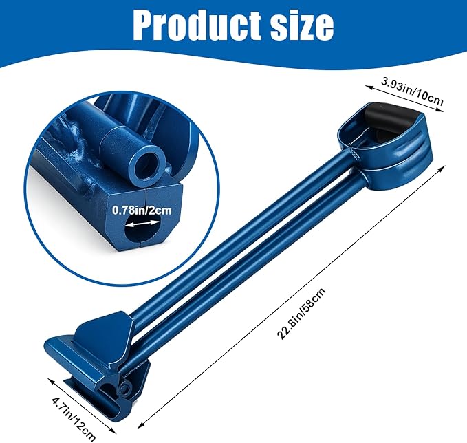 LIHAISHENG Standing Seam Roof Hand Seamer, Hem Bender for Standing Seam Metal Roofs, Smooth Drip Edge Seamer for Roofers and Sheet Metal Work (LHS-CCC)