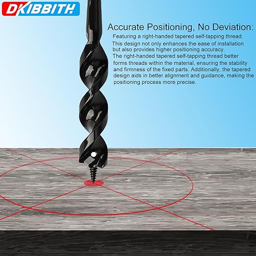 Flexible Installer Drill Bit for Pulling Wires Through Walls Ceilings and Sidewalks,36-Inch Long, 9/16-Inch Auger with a Fish Eye Hole and Screw Point, 3/16" 3-Flat Anti-Slip Shank.