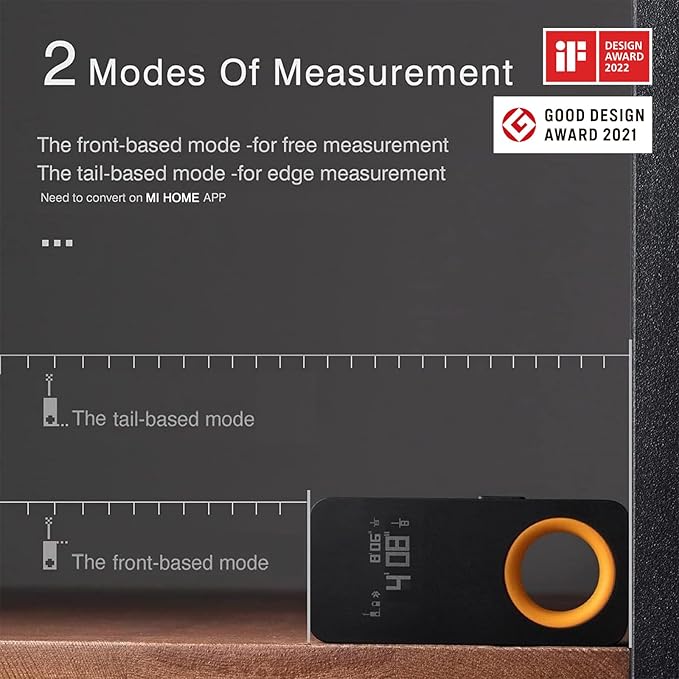HOTO Laser Measuring Tool, Pocket-Size 98Ft Digital Laser Tape Measure 짹2mm Accuracy, USB-C Rechargeable, OLED Display, Ft/M/in Unit Conversion, Real-time Data Sync, Cool Gadgets for Men & Home Use
