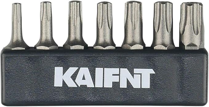 K001 Torx Plus 5-Point Tamper-Proof Security Bit Set, 7-Piece