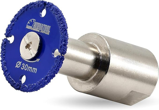 SHDIATOOL Diamond Metal Cutting Saw Blade, 1-3/16-Inch/30mm Mini Circular Saw Disc,Cut-off Wheel for Steel Tube Iron Rebar with 5/8" Flange
