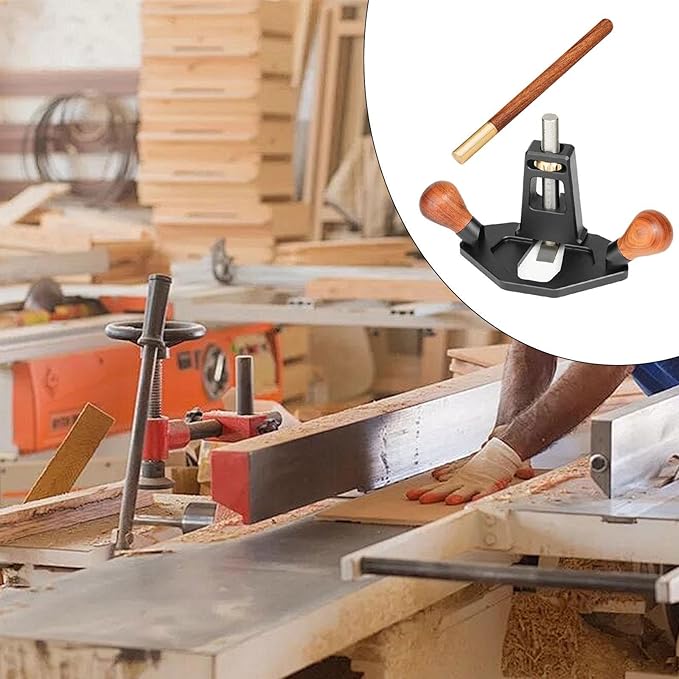 Woodworking Hand Router Plane Kit Chamfer Plane Quick Adjust Depth Cutting for Mortising Plane Grooves Sturdy Multifunctional