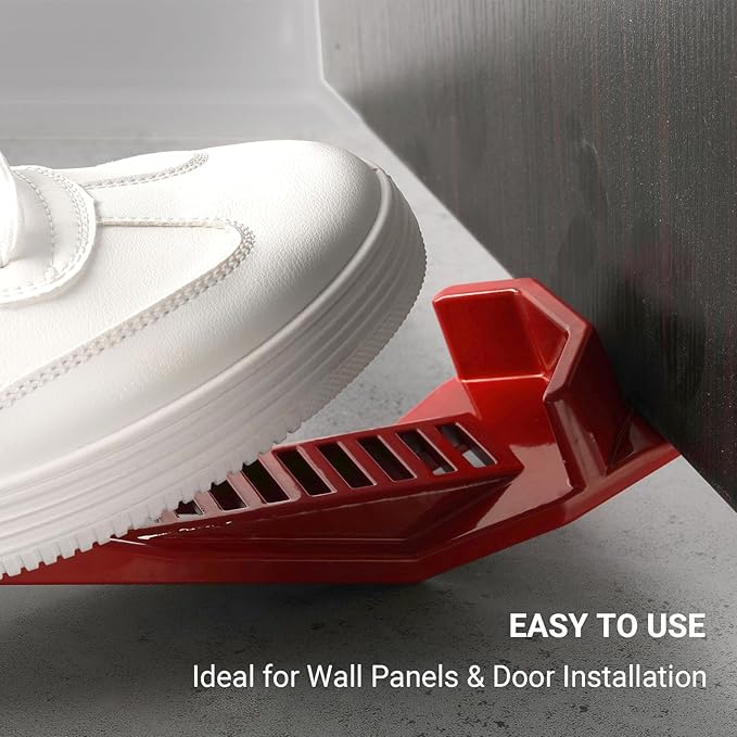 (3-Pack) Calvana XL Drywall Lifter, Drywall Rasp, Drywall Jack, Taller and Wider Toe Insert Design, Sheetrock Fitting Multi-Tool, Ideal for Wall Panels and Door Installation