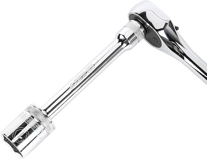 ARES 41010-3-Piece 1/2-Inch Drive Socket Extension Set - Includes 6-Inch, 10-Inch, and 18-Inch Extensions - Premium Chrome Vanadium Steel with Mirror Finish