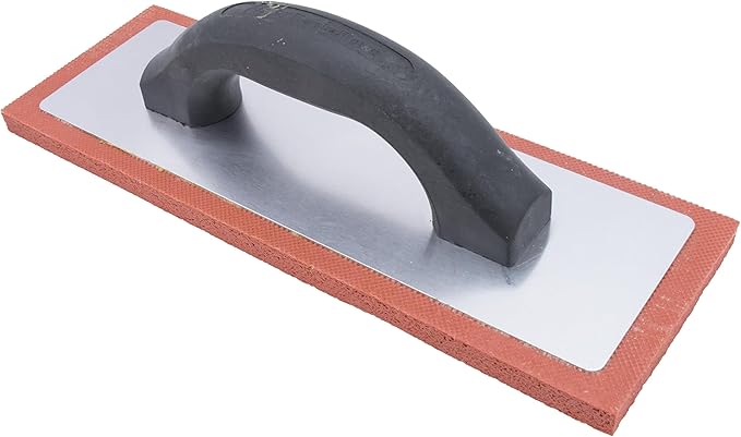 MARSHALLTOWN Rubber Floats, Plastic Handle, 229mm Length, 102mm Width, Fine Float Grit, 13mm Thickness, RRF94F