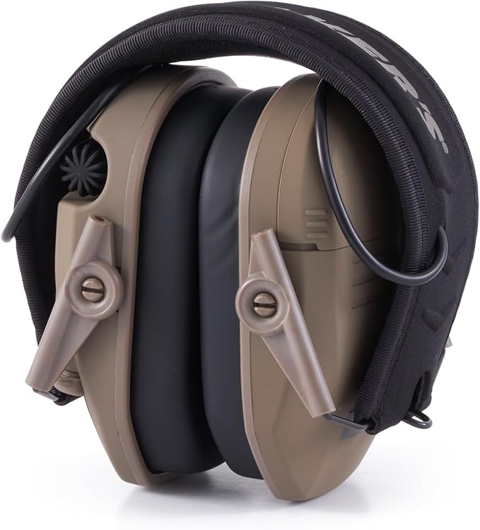 Walker's Razor Slim Ultra Low Profile Compact Design Adjustable Range Shooting Hunting Hearing Protection Electronic Earmuffs