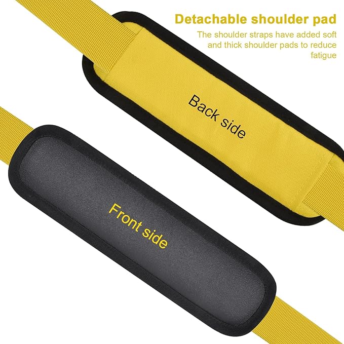 Universal Shoulder Strap for Leaf Blower & String Trimmer, Compatible with WOLFMEN for EGO Power+ for WORX for LAZYBOI for LEAPUL for DEWALT for MZK for Greenworks for BLACK+DECKER (1, Yellow)