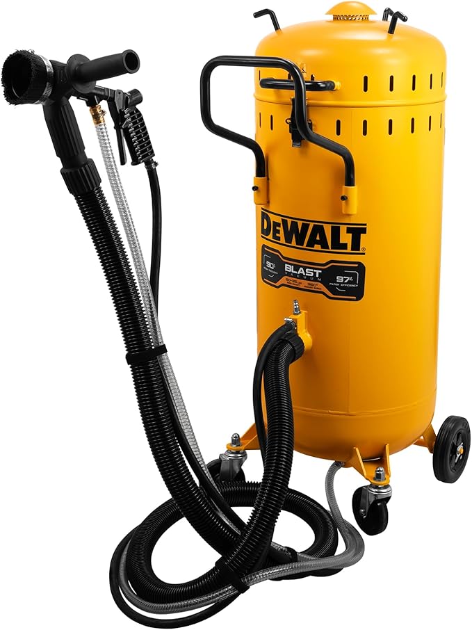 DEWALT Abrasive BlastVac for Clean, Portable Sandblasting, 120V, 5.5 ??6.5 SCFM @ 115PSI (DXCM009-0369)