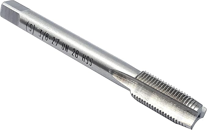 3/8"-27 UNS Tap and Die Set, Machine Thread Tap and Round Thread Die Right Hand(3/8"-27)