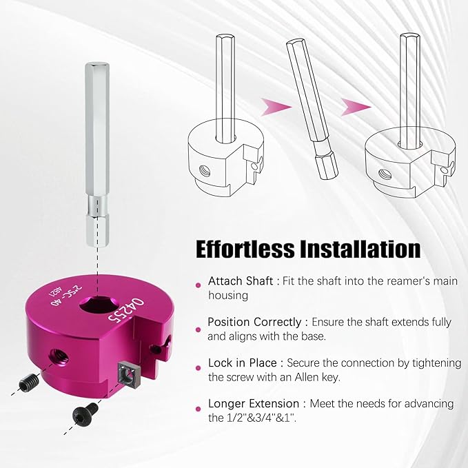 PVC Pipe Reamer Kit 1 PCS 2"(PPR200) for SCH 40 CPVC & ABS Plastic Fittings ??Fits 1/2" Drills with 3/8" Hex Shaft ??Ideal for Exhaust, Drain & Water Pipe Cleaning, Durable & Heavyduty