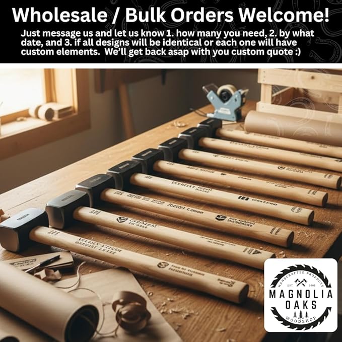 Personalized & Engraved Custom Sledgehammer for Gifts & Awards - Unique Gifts for Construction, Real Estate, Engineer