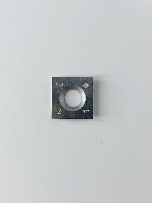 15x15x2.5mm Carbide Inserts for Woodturning, Replacement Cutter Knives Fits Spiral/Helical Planer Heads, Wood Lathe Tools, Ci1, 10pcs