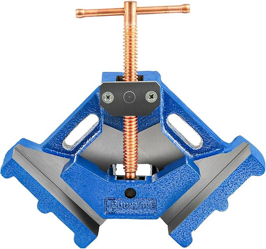 COGNATIVE W045C Ductile Iron Welding Machine Angle Clamp, Heavy Duty Right Angle 90 Degrees Welding Clamps for Woodworking Corner Miter Clamp