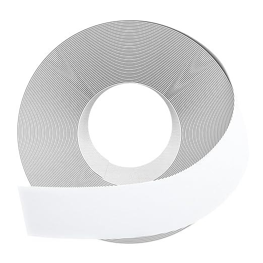GSCIT Club White Edge Banding, 2 inch x 100ft Melamine Edge Banding with Hot Melt Adhesive Pre-glued Edge Banding Flexible Edging for Plywood Cabinet Furniture