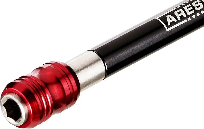 ARES 70206 - Drill Extension Bit Holder - 6-Inch Quick Release - Works With All 1/4-Inch Drive Bits - Quick Release Mechanism Makes Changing Bits a Breeze