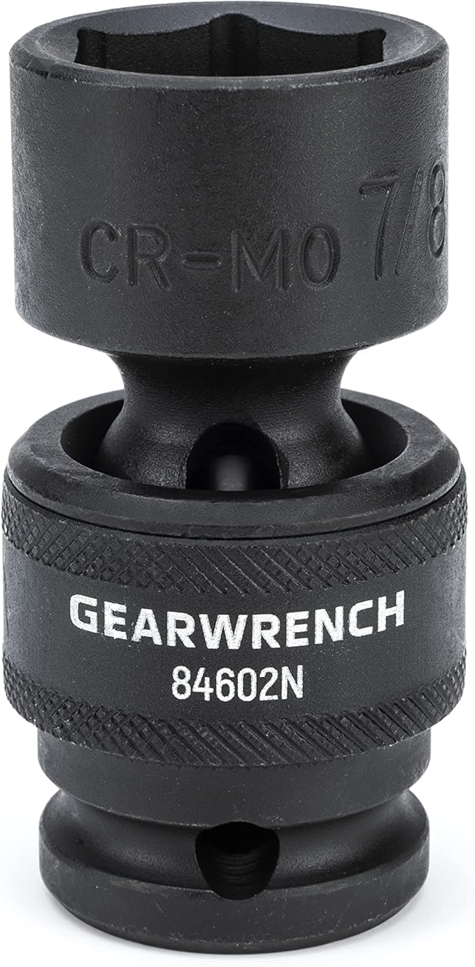GEARWRENCH 13 Pc. 1/2" Drive 6 Pt. Standard Universal Impact Socket Set, SAE - 84938N