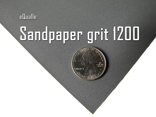 1200 Grit Sandpaper Sheets 50 Pack 9x11 in High-Performance Abrasive Ultra-Fine Sanding Surface Preparation Wood Metal Paint Removal Lija para Superficies Woodworking