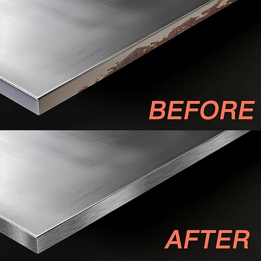 GSCIT Club Grey Silver Edge Banding, 3/4 Inch x 50ft Aluminum Brushed Edge Banding PVC Edge Trim for Cabinet Repair Furniture