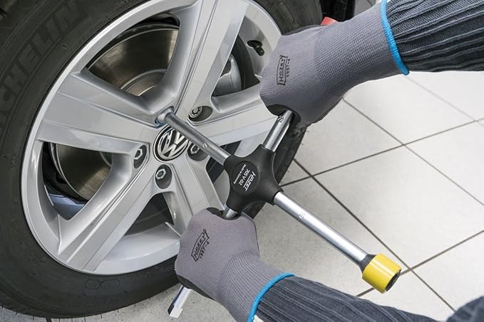 HAZET Cross Wrench 705V I External Hexagon Profile 17 X 19 X 21 X External Square Drive 12.5 = 1/2 I All Common Wrench Sizes in One Tool - For Cars, Vans and Large Vehicles