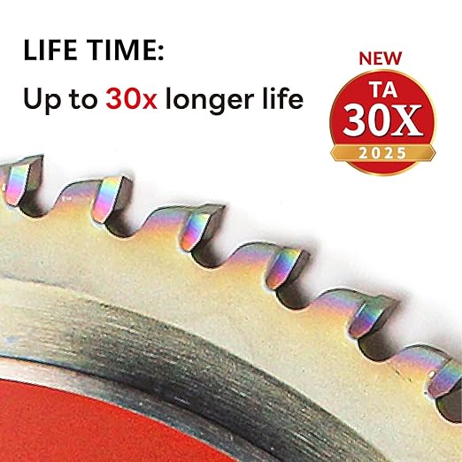 Woodworking Circular Saw Blade,8-1/4" 60-Tooth 5/8" Arbor,Fine Finish/General Purpose, Special Anti-Thermal Adhesion Coating on Cutting Head -TA,High Finish, Long Life,8-1/4" 60T TA