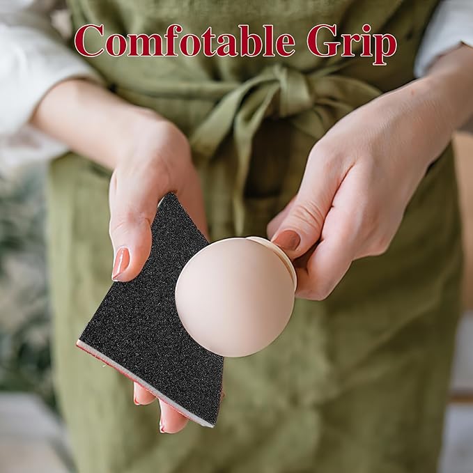 27 Pcs Sanding Sponge Pads 400 Grit, Wet Dry Washable Foam Sanding Block, Abrasive Sand Paper, Reusable Sanding Paper for Hand Sanders, Wood, Metal, Auto, Drywall, Furniture Polishing